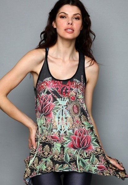 NIEUW! Christiaan Audigier Top Strass Maat S >Snelle Verzend, Christiaan Audigier, Nieuw, Ophalen of Verzenden, Grijs