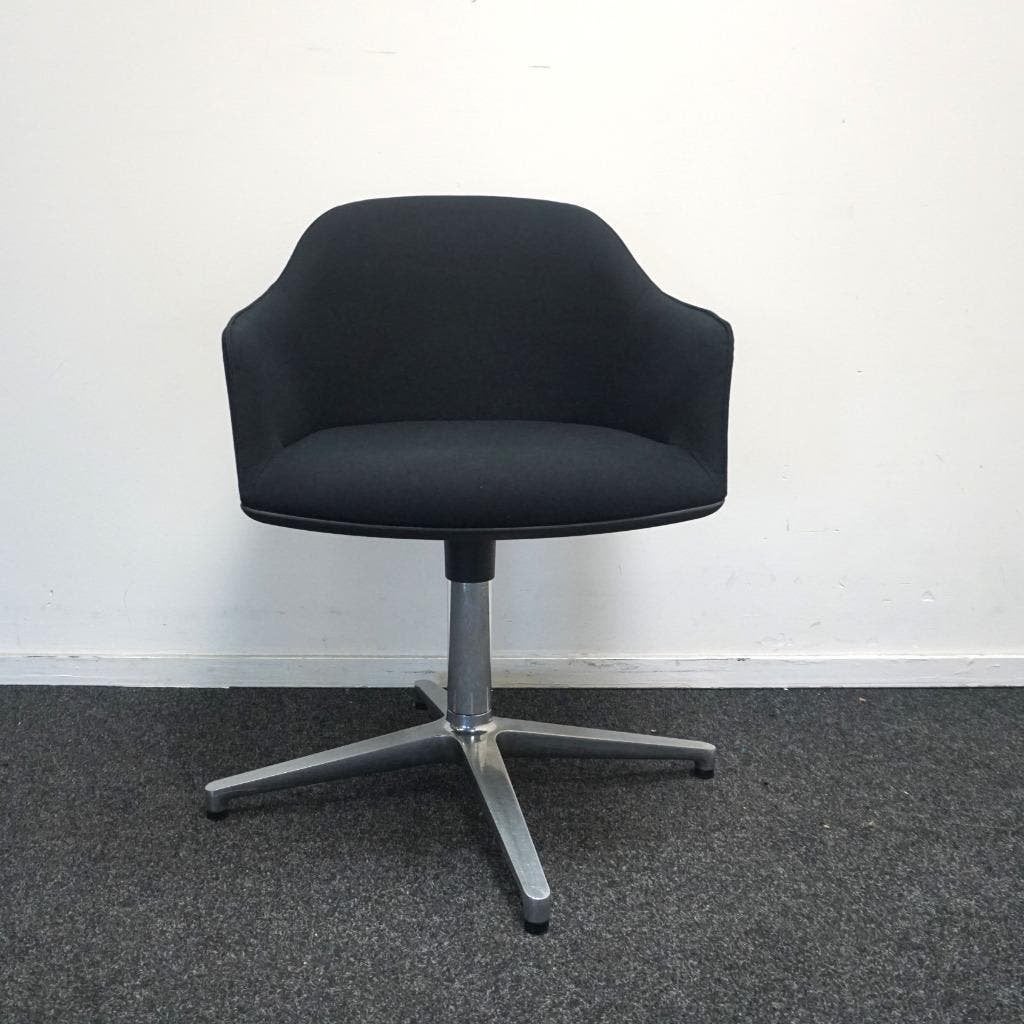 Vitra Softshell Design Stoelen | Vergaderstoel |, Gebruikt, -, Zwart, -