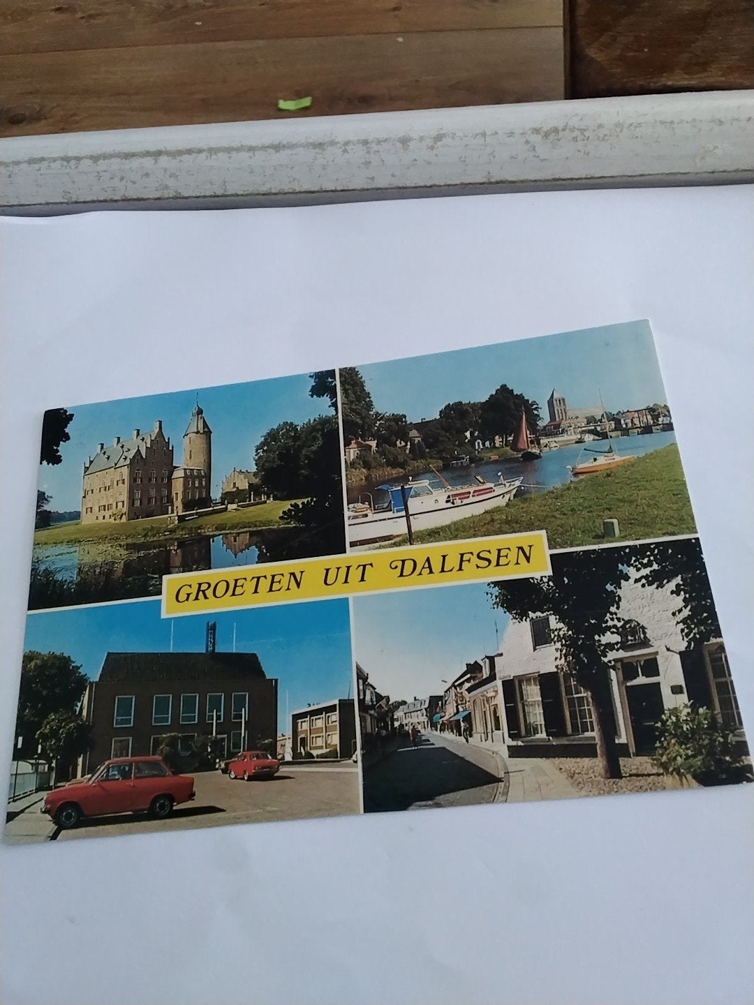 Groeten uit Dalfsen - Vintage Ansichtkaart, Ophalen of Verzenden