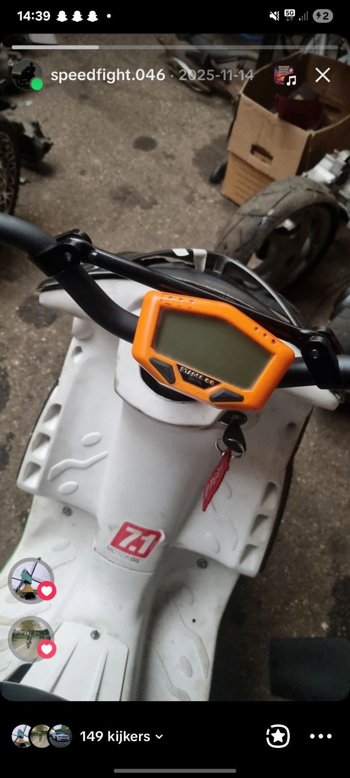stage 6 mk2 dashboard, Fietsen en Brommers, Ophalen of Verzenden, Zo goed als nieuw, Overige typen, Stage 6