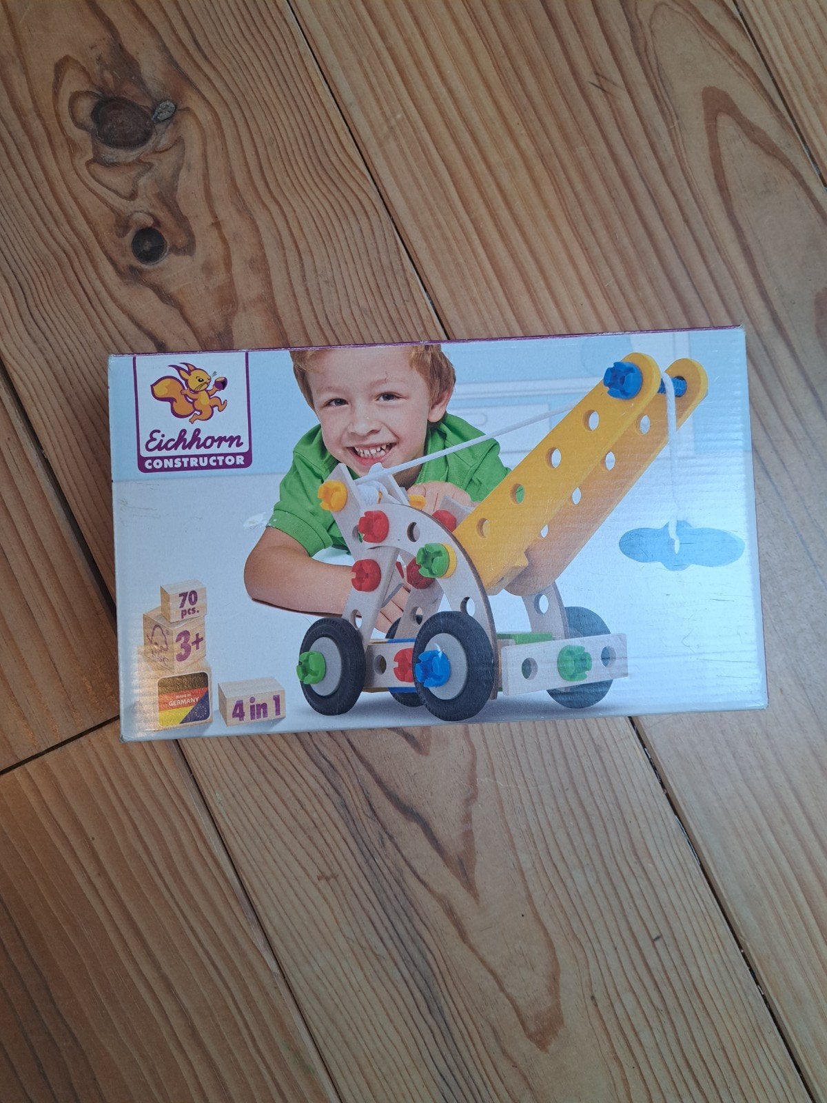 Eichhorn Constructor Bouwpakket 4-in-1 (70 onderdelen), Ophalen of Verzenden, Zo goed als nieuw, Overige merken