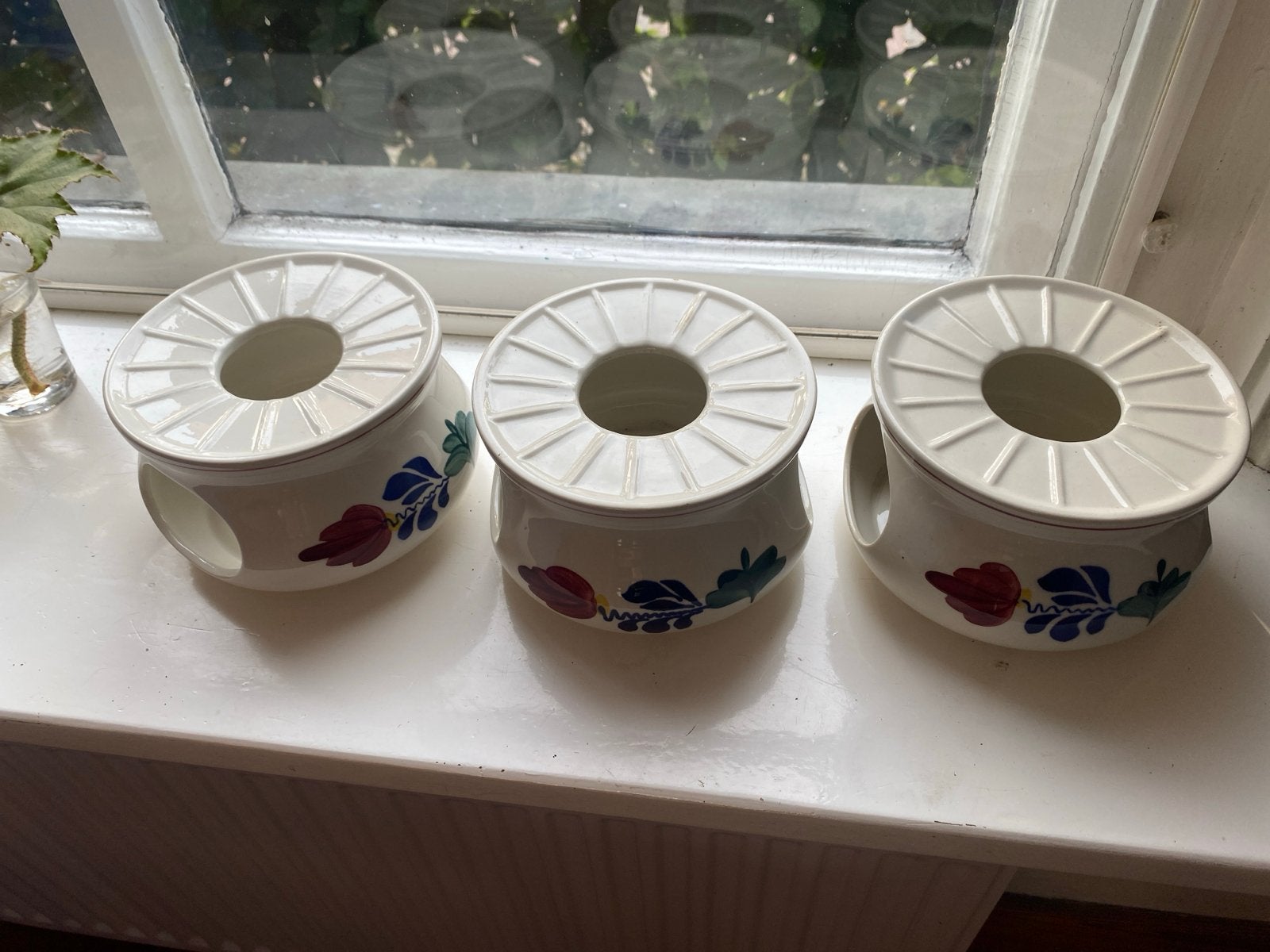 Set van 3 onbeschadigde Boerenbond theelichthouders, Ophalen, Meerkleurig, Overige merken, Waxinelichthouder