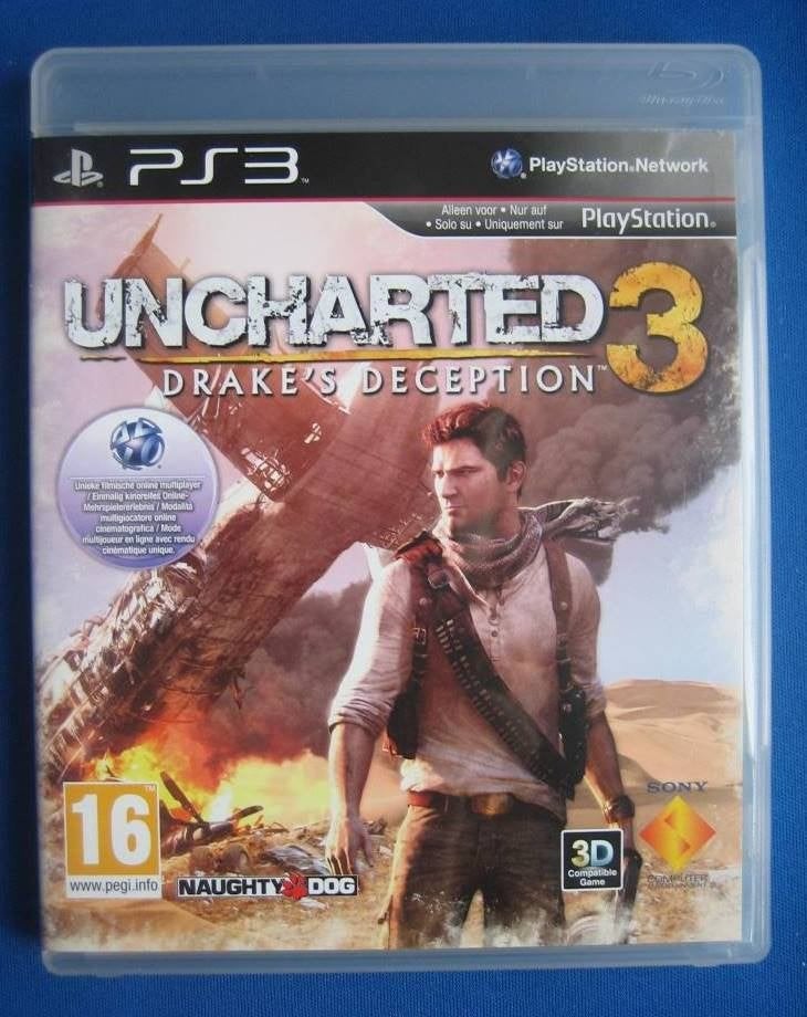 Uncharted 3 Drake's Deception, Avontuur en Actie, Gebruikt, 1 speler, Ophalen of Verzenden