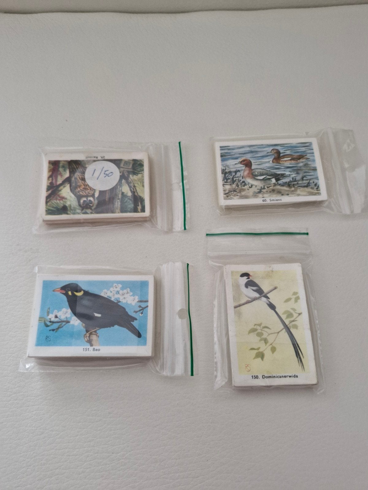 Rizla Vogelplaatjes - Zo Leer Je Vogels Kennen deel 1 t/m 4, Ophalen of Verzenden, Meerdere plaatjes
