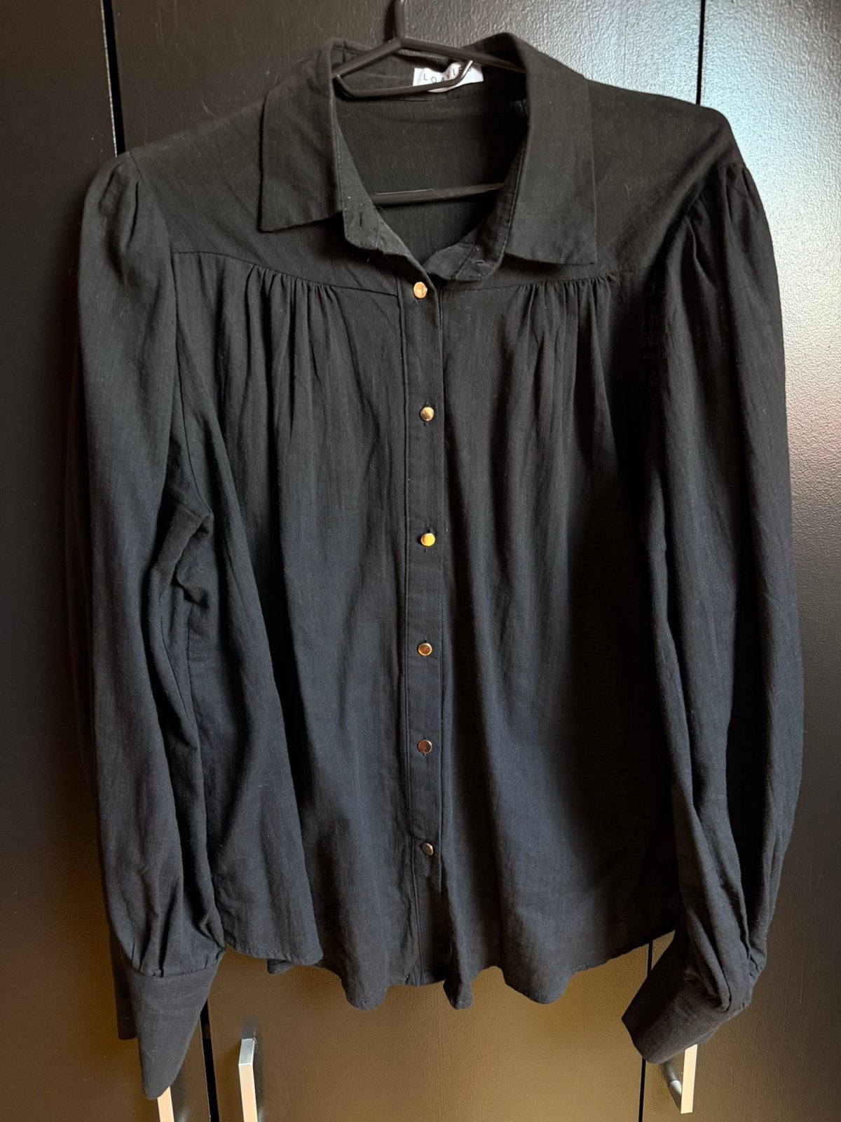 Blouse loavies, Kleding | Dames, Blouses en Tunieken, Ophalen of Verzenden, Zo goed als nieuw, Maat 38/40 (M), Zwart