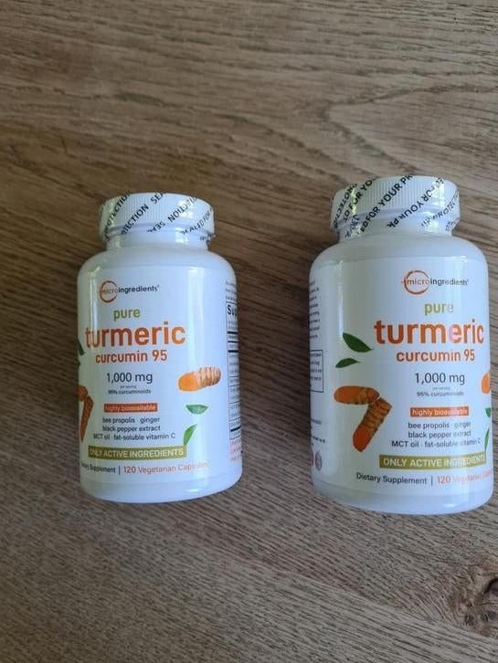 Turmeric  pure curcumin 95 twee potten samen 15 euro, Ophalen of Verzenden