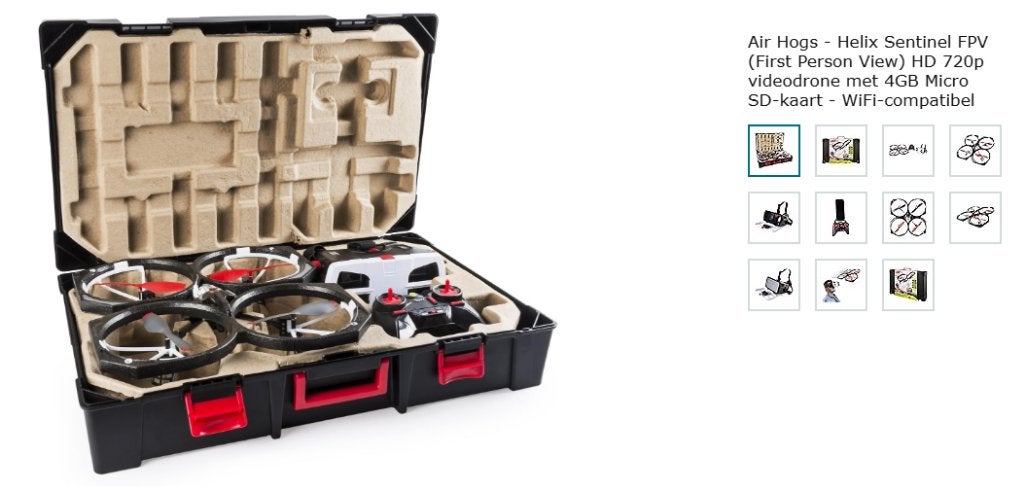 Air Hogs Helix Sentinel Drone FPV met HD Camera, Gebruikt, 100 tot 1000 meter, Overige merken, Standaard kwaliteit