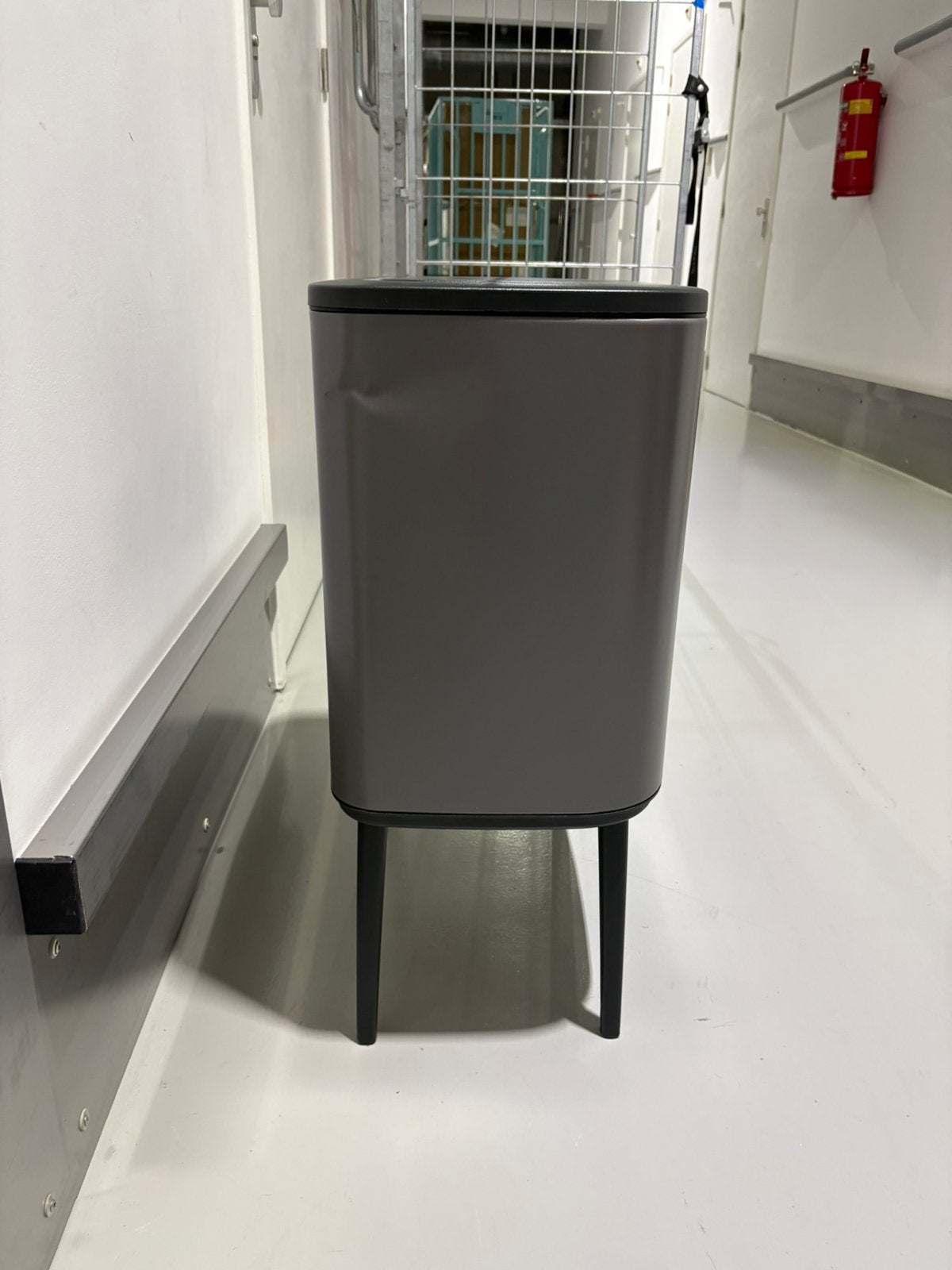 Brabantia Bo Touch Bin Prullenbak - 3 x 11L  - Platinum, Huis en Inrichting, Verzenden, 40 liter of meer, Zo goed als nieuw, Brabantia