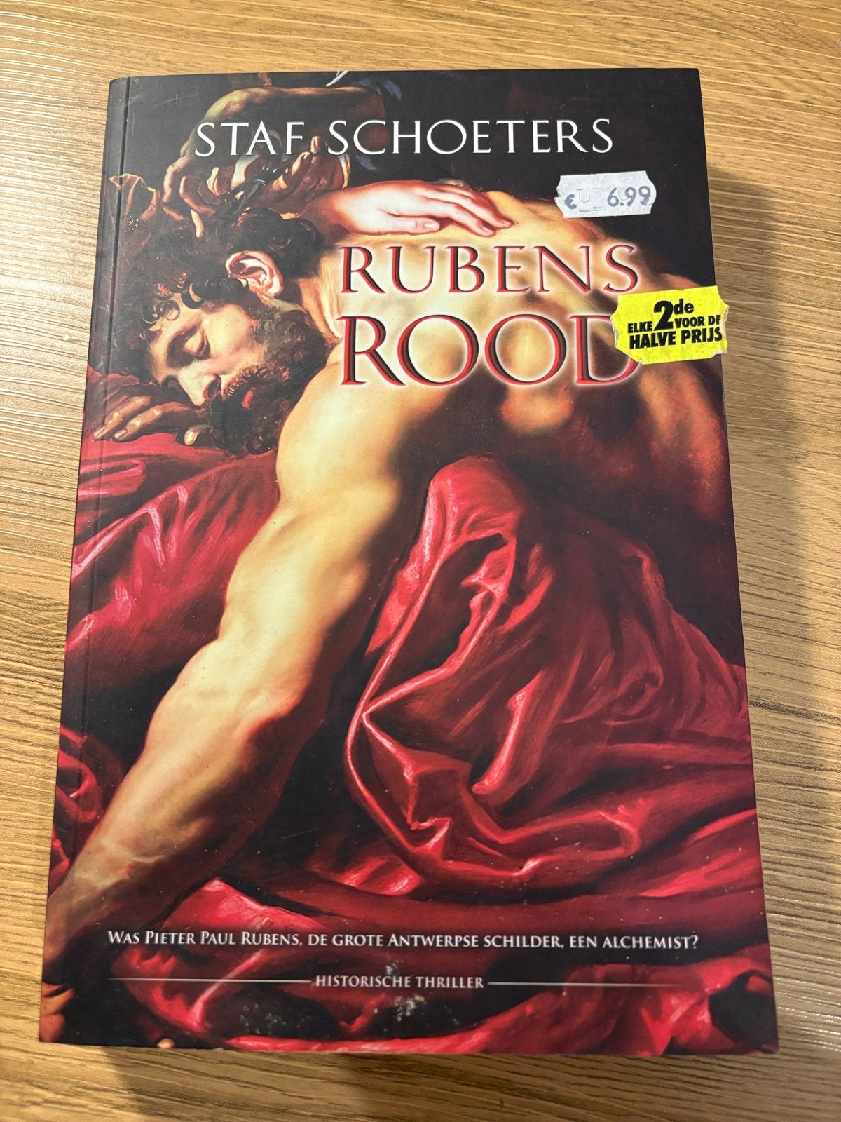 Rubens Rood - Historische thriller van Staf Schoeters, Ophalen of Verzenden, Gelezen