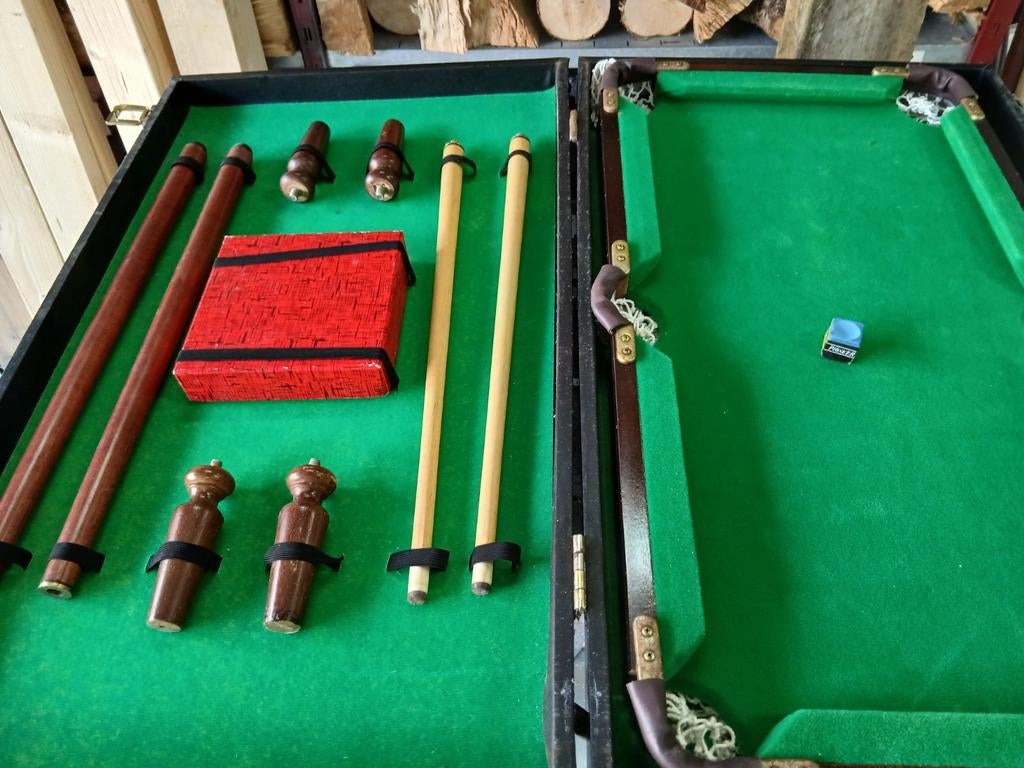 Mini Poolbiljart, Ophalen of Verzenden, Keu of Ballen