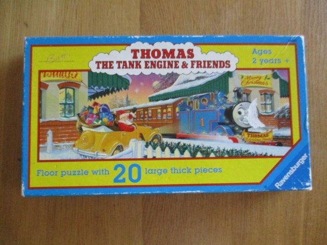 Thomas de Trein vloerpuzzel 20 stukjes Ravensburger, Ophalen of Verzenden, Meer dan 50 stukjes, Gebruikt, 6 jaar of ouder