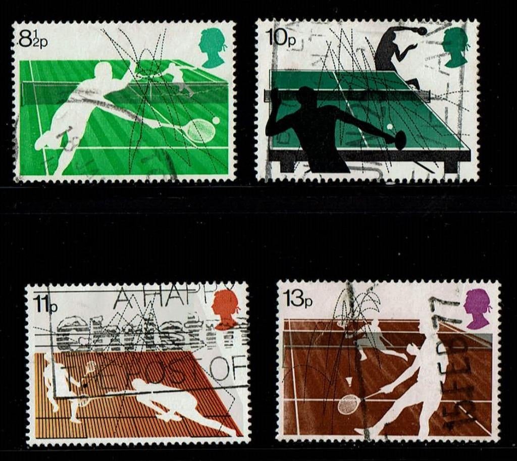 Engeland michel 727-730 gestempeld, Verzenden, Gestempeld