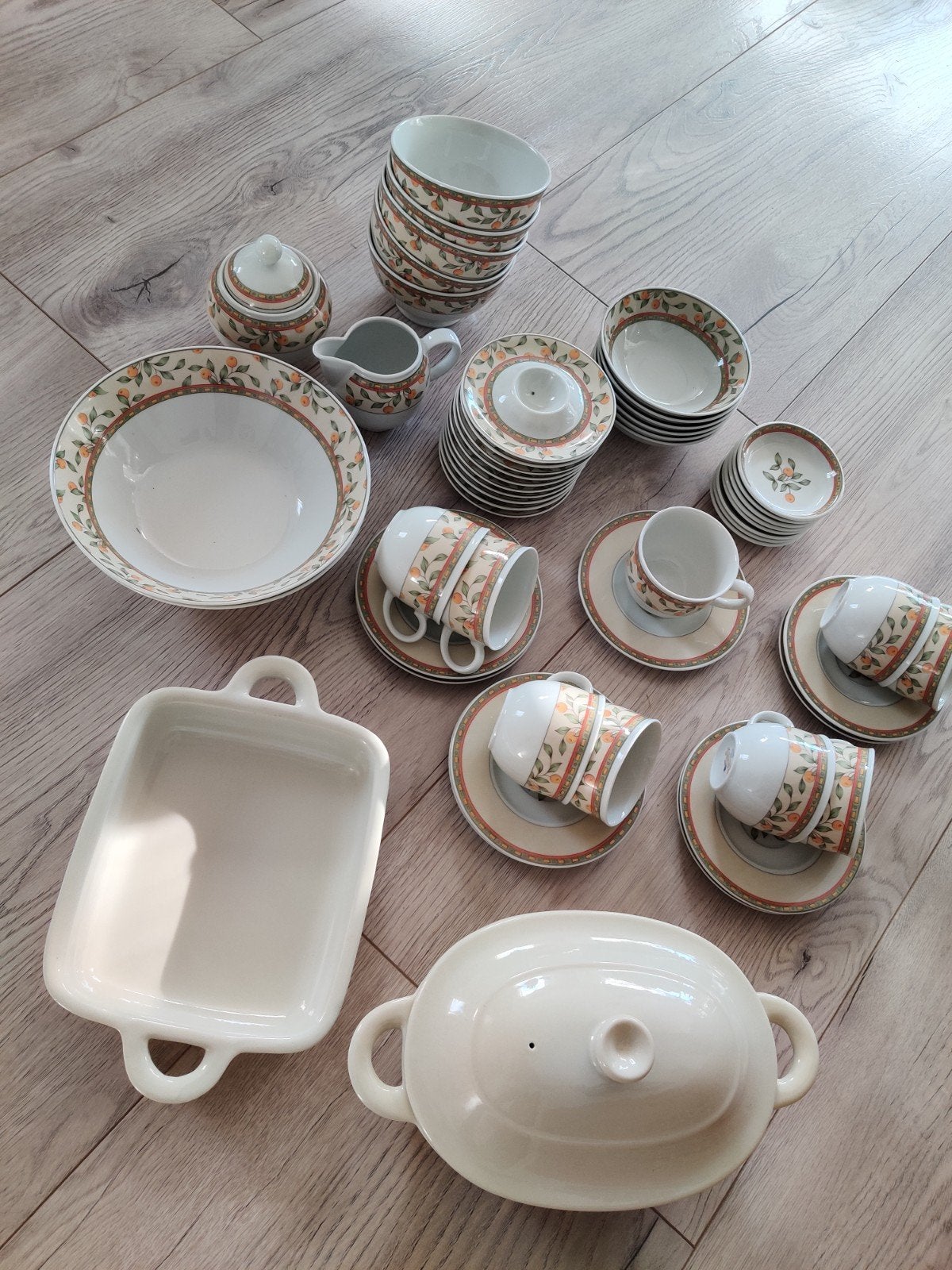 Koffietijd servies Art-design, Ophalen