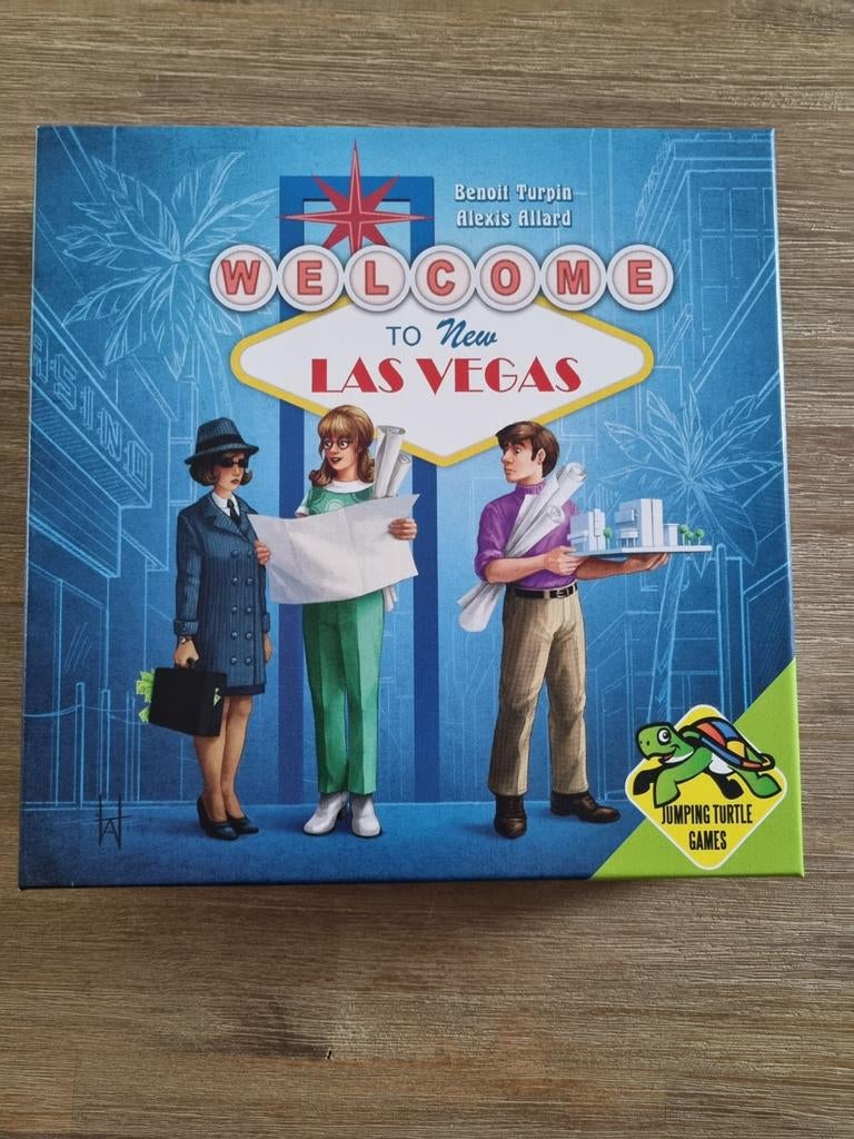 Welcome to New Las Vegas, Vijf spelers of meer, Ophalen of Verzenden, Zo goed als nieuw, Jumping Turtle Games