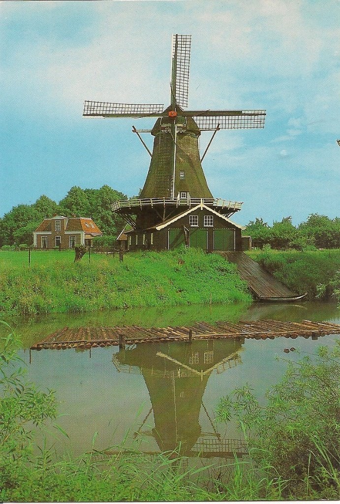 Ansichtkaart De Bolwerksmolen Deventer Holland, Ophalen of Verzenden, 1980 tot heden, Gelopen, Overijssel