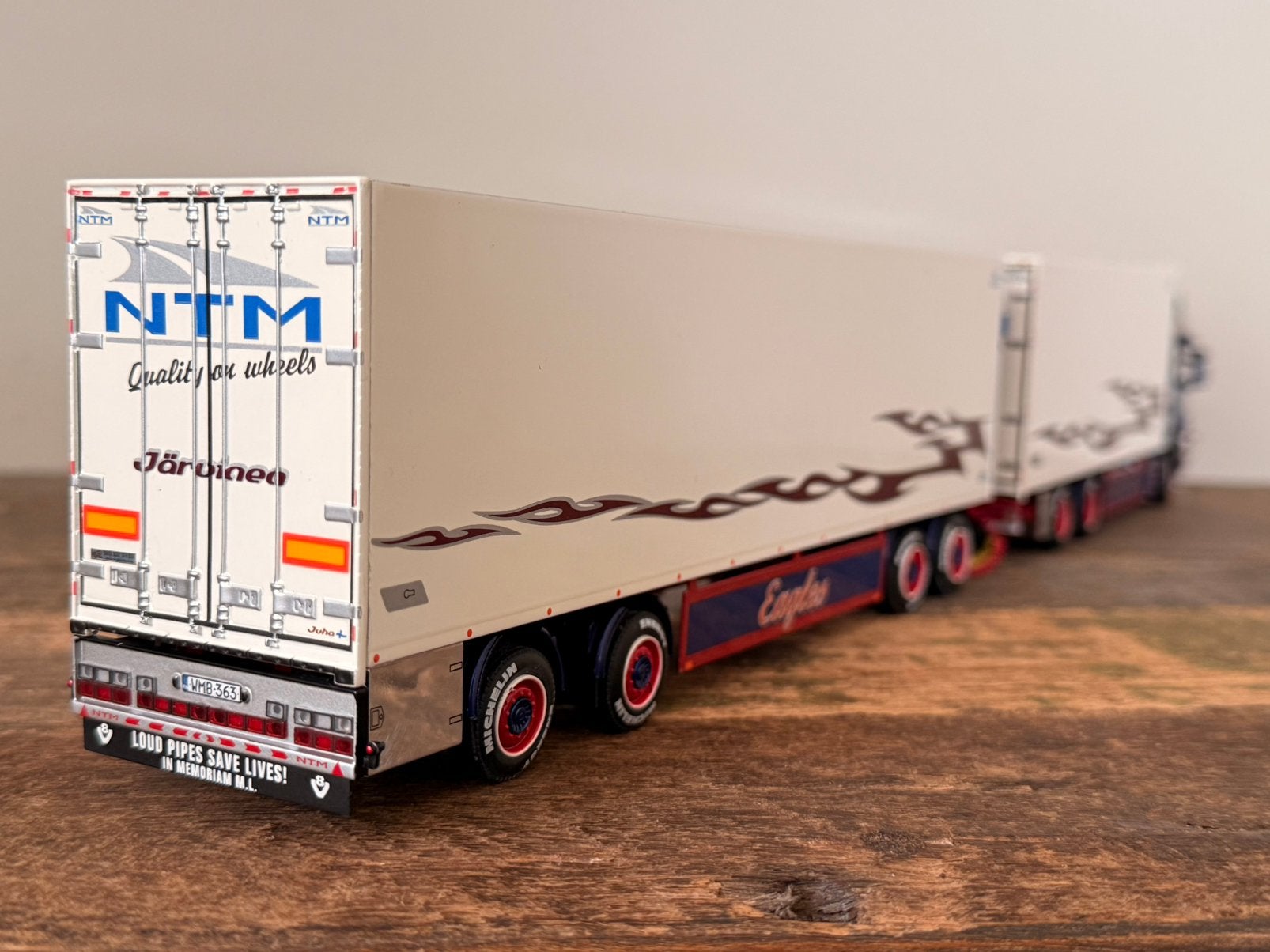 WSI - Scania highline Jarvinen transport LZV, Hobby en Vrije tijd, Modelauto's | 1:50, Ophalen of Verzenden, Nieuw, Bus of Vrachtwagen