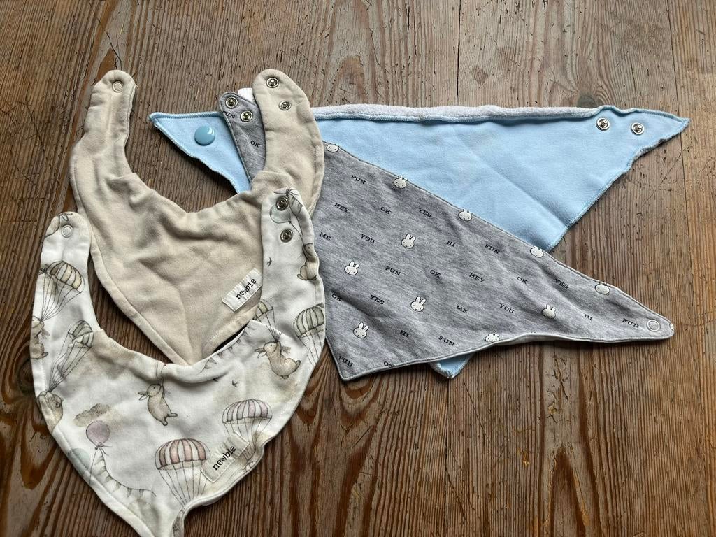 4 Kwijl slab kind Newbie en Nijntje. zachte materiaal, Kinderen en Baby's, Ophalen of Verzenden, Gebruikt, Overige typen