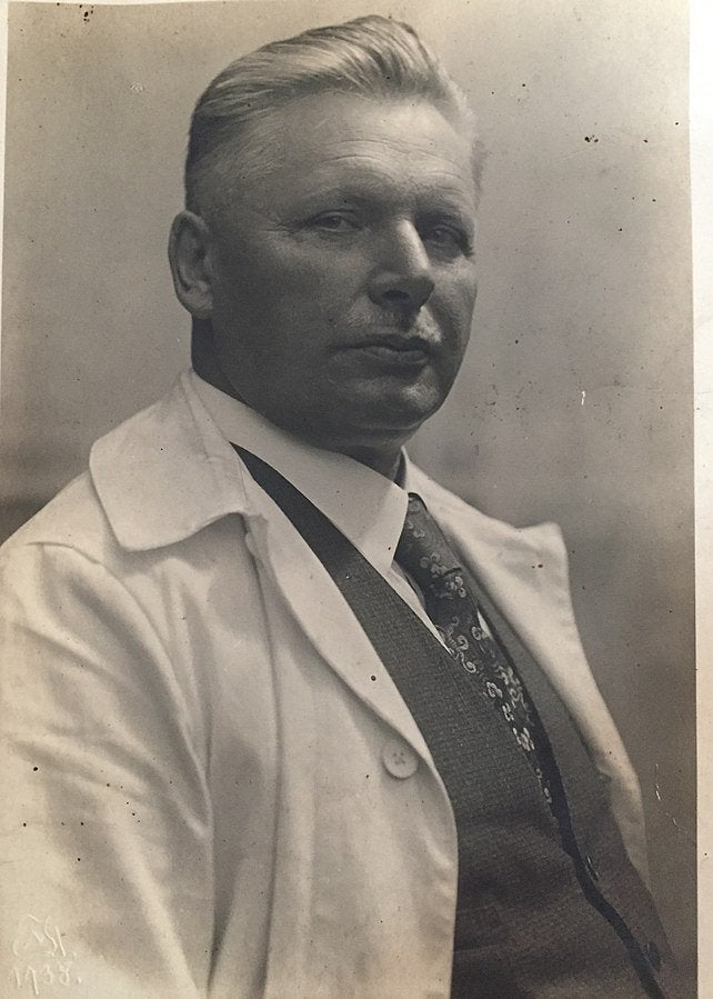 Carl Müller-Baumgarten (1879 -1946) - Duitse school, Doek, Portret of Personen, Realistisch, Ophalen of Verzenden