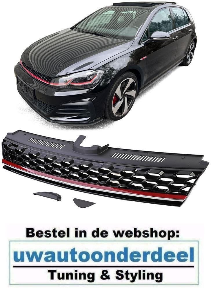 Embleem loos GTI Look Grill Rode Bies Geschikt Voor VW Golf, Verzenden, Automotive Parts, A.parts@hotmail.nl, Trasmolenlaan 12 3447 GZ Woerden