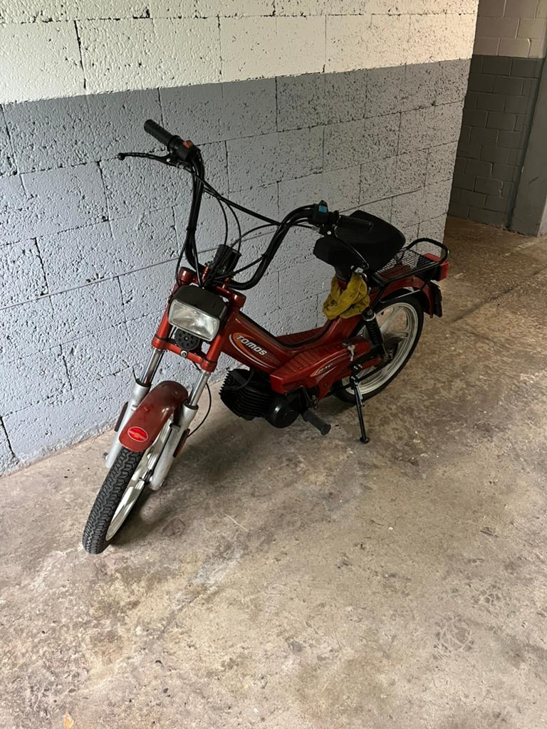 Tomos Luxe E-start snorfiets 2008, Fietsen en Brommers, Brommers | Tomos, Overige modellen, Zo goed als nieuw, Maximaal 25 km/u