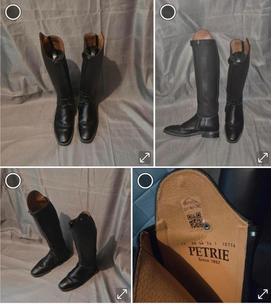 Petrie Padova II Lederen Dressuur rijlaarzen,  38, Dieren en Toebehoren, Paardrijkleding, Dressuur, Nieuw, Ophalen of Verzenden