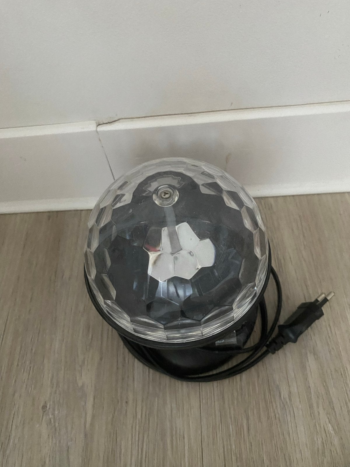 Discobal met stekker, Ophalen, Gebruikt