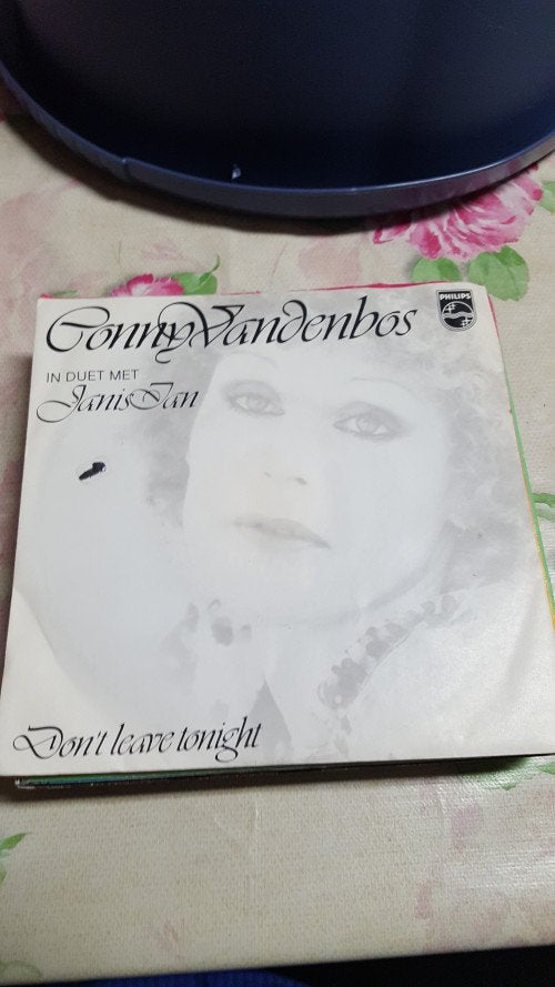 single conny van den bos, don leave me tonight, Cd's en Dvd's, Vinyl Singles, Ophalen of Verzenden