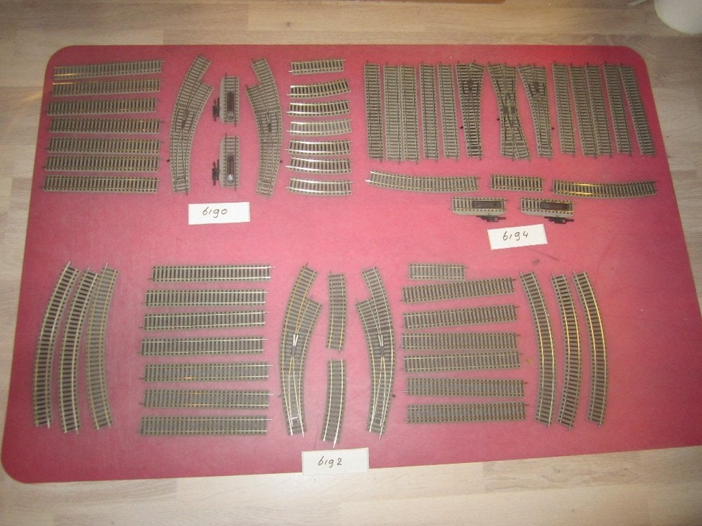 fleischmann Ho profi rails 6190/6192/6194 uitbreiding sets, Gebruikt, Gelijkstroom, Fleischmann, Rails