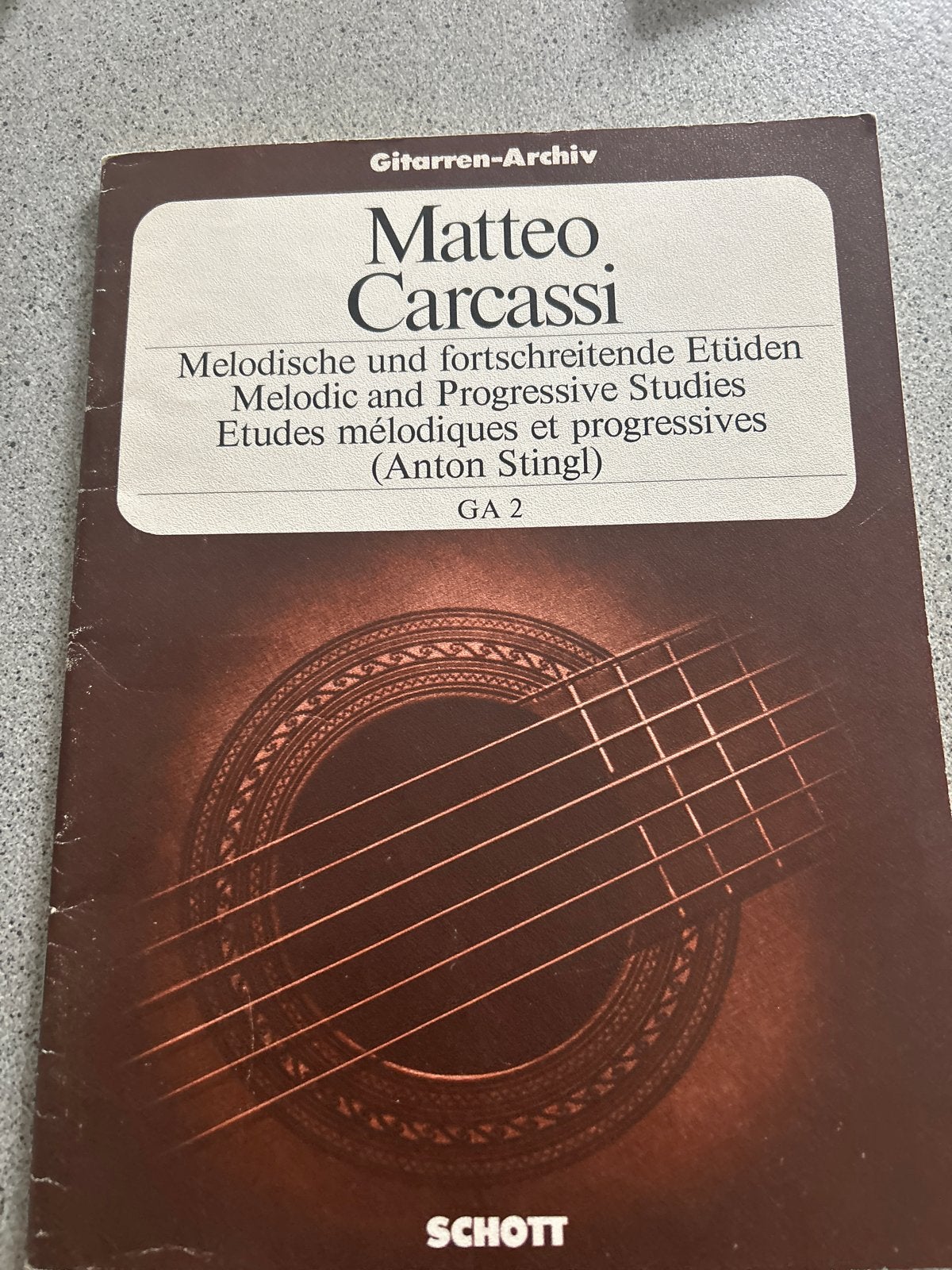 Matteo Carcassi - Melodische en Progressieve Etudes, Muziek en Instrumenten, Bladmuziek, Gitaar, Klassiek, Ophalen of Verzenden