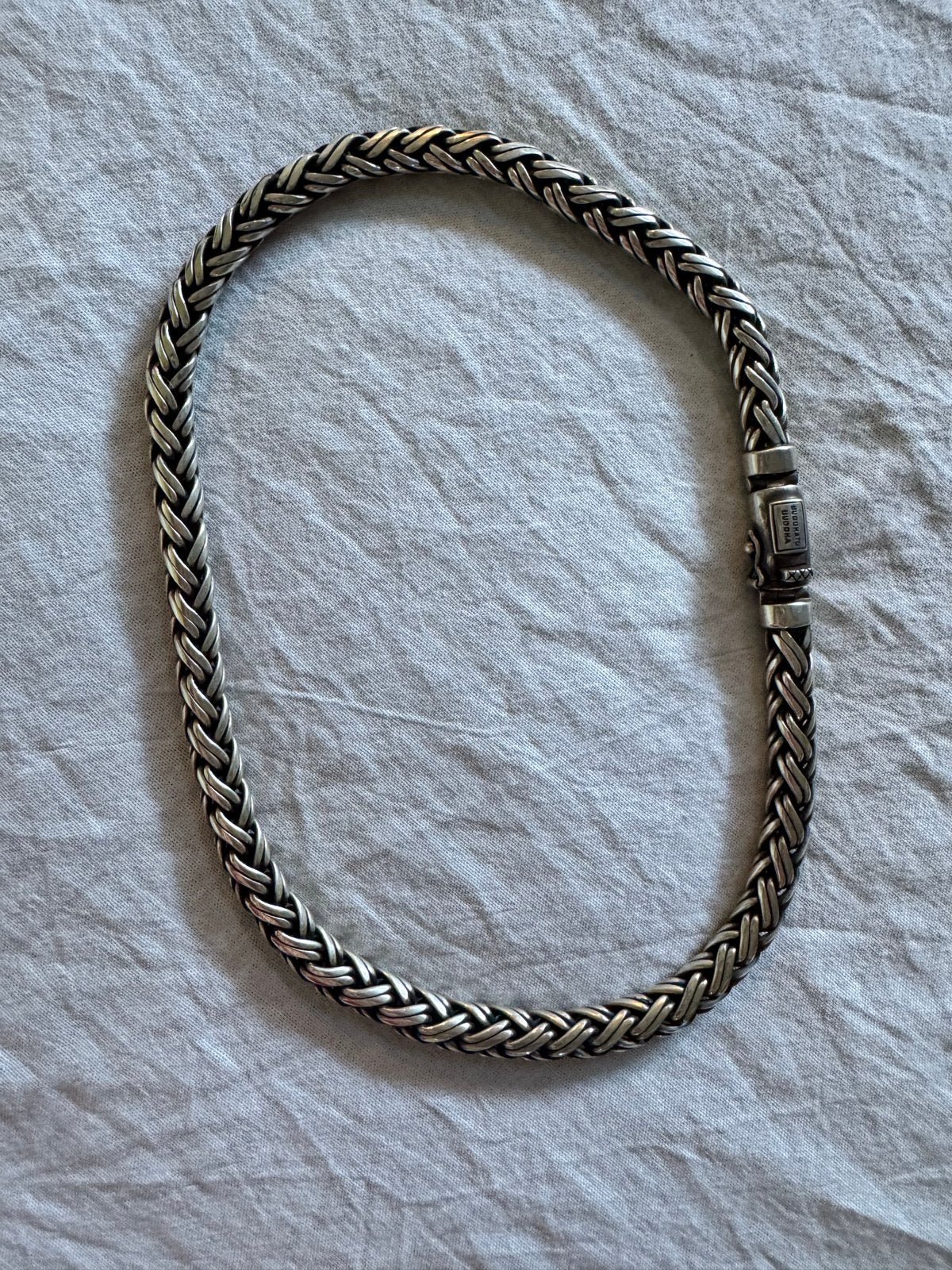 Buddha to Buddha Katja ketting 50 cm, Sieraden, Tassen en Uiterlijk, Kettingen, Ophalen of Verzenden, Zo goed als nieuw, Zilver