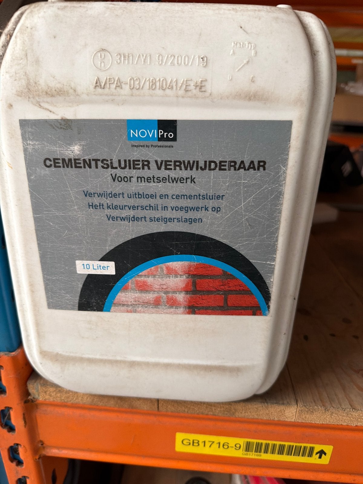 Novi Pro Cementsluier Verwijderaar 11 Liter, Ophalen of Verzenden, Nieuw