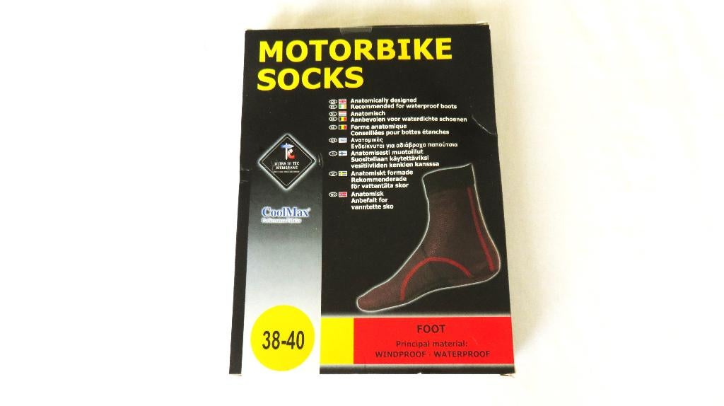 Water-winddichte motorsokken, nieuw, mt. 38-40., Motoren, Kleding | Motorkleding, Ophalen of Verzenden, Nieuw met kaartje, Dames