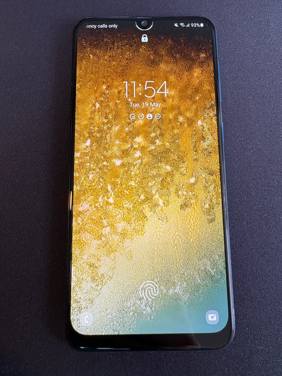 Samsung A50, Telecommunicatie, Mobiele telefoons | Samsung, Ophalen, Gebruikt, Blauw, Touchscreen