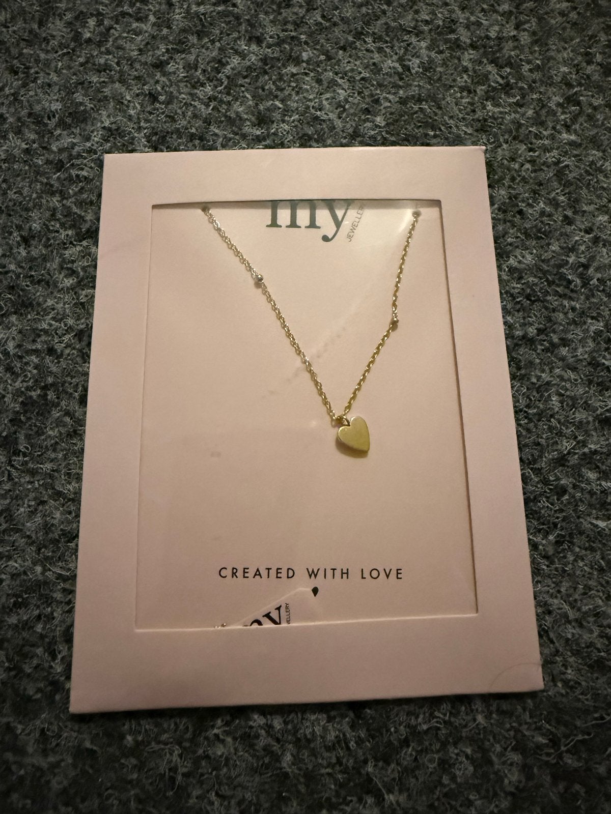 Gouden ketting met hartje - My Jewellery, Sieraden, Tassen en Uiterlijk, Kettingen, Ophalen of Verzenden, Nieuw, Goud, Met hanger