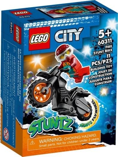 Lego City 60311 Vuur stuntmotor NIEUW, Lego, City, Lego, Nieuw
