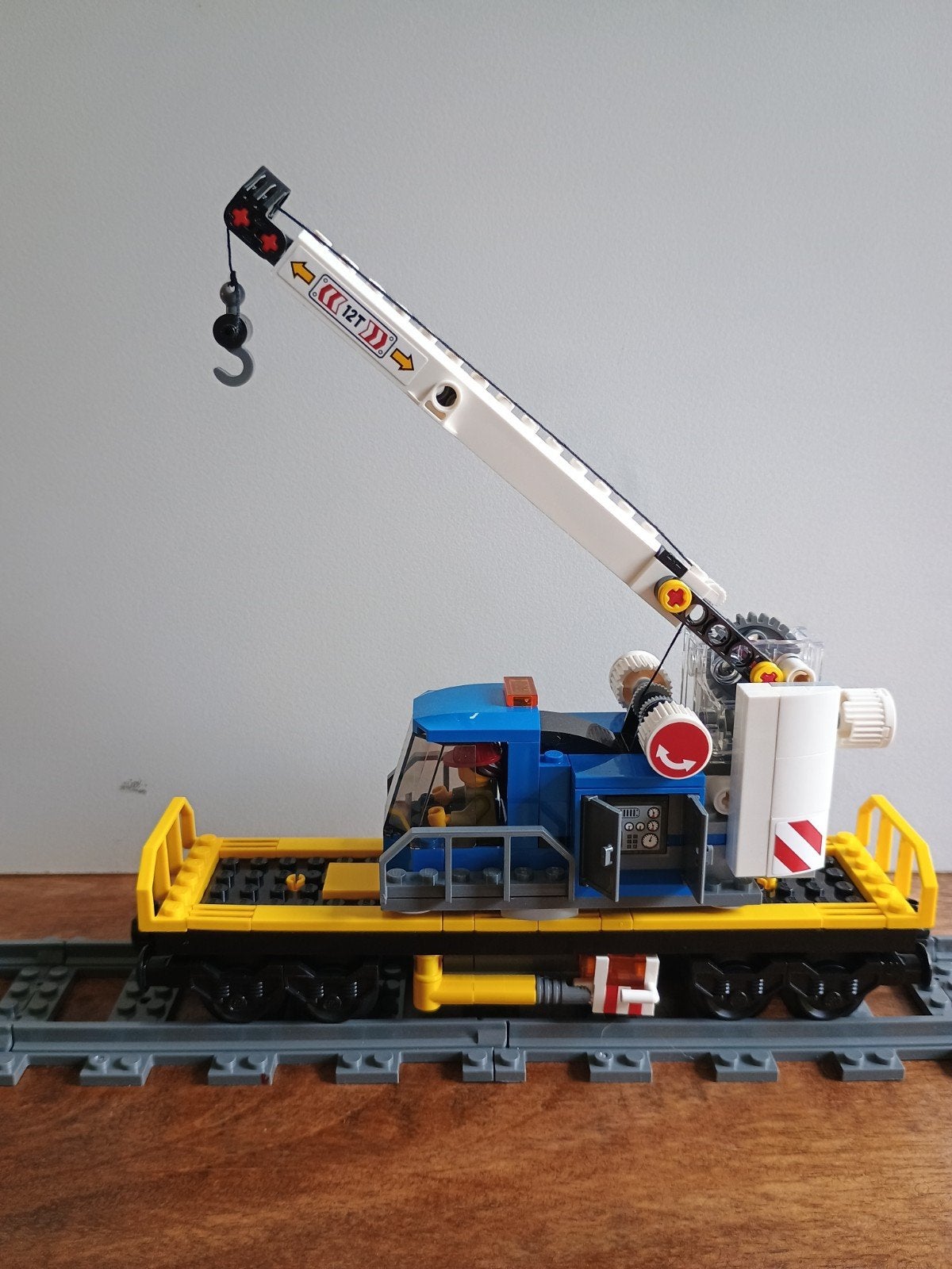 Lego City 60198 alleen de Trein Kraanwagen, Ophalen, Zo goed als nieuw, Overige merken