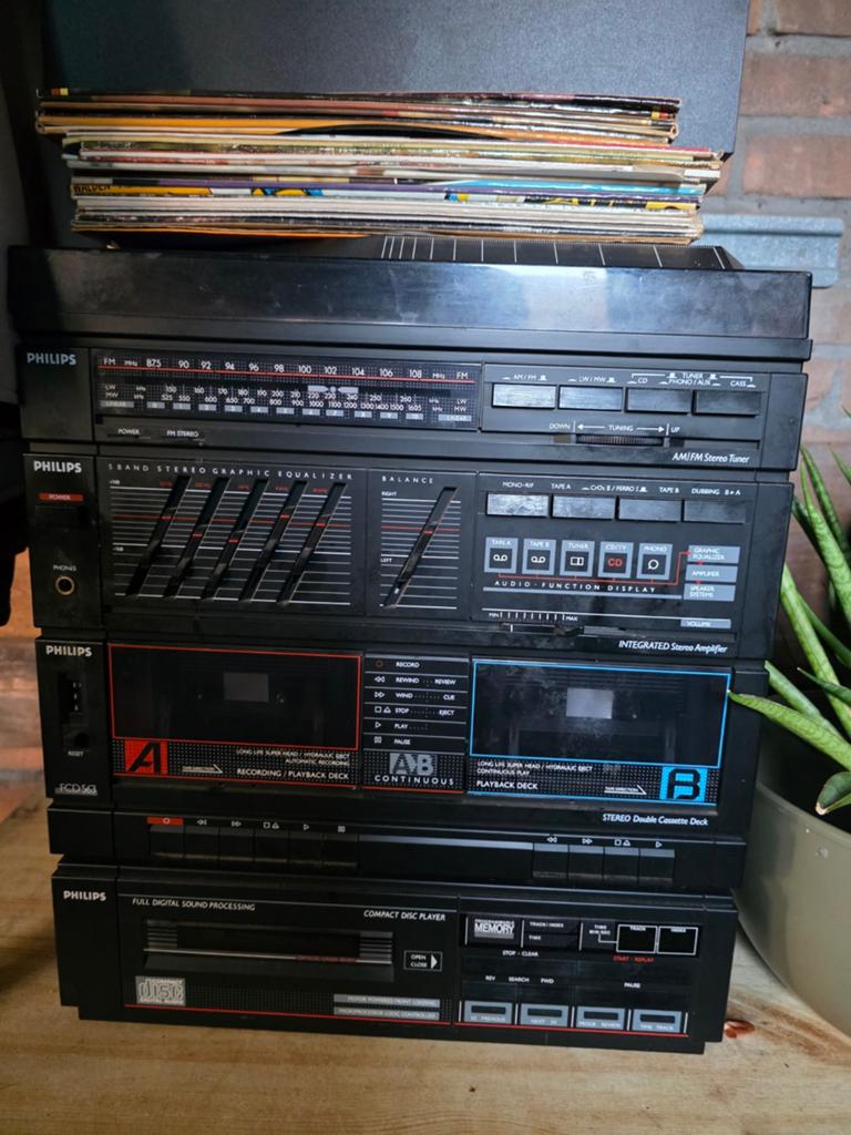 Philips fcd vintage 563, Audio, Tv en Foto, Stereo-sets, Ophalen, Gebruikt, Philips