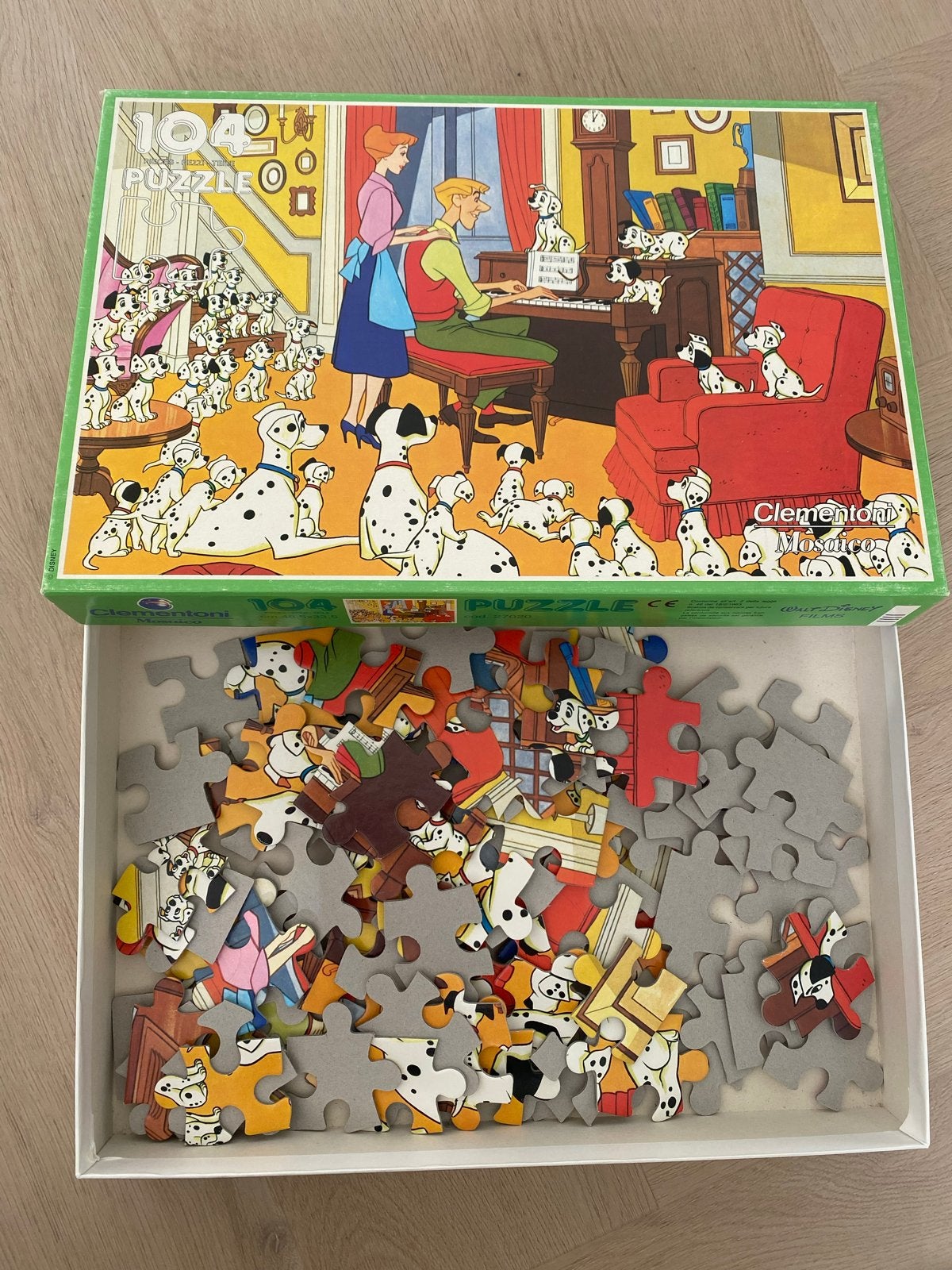 Vintage 101 Dalmatiërs puzzel (104 stukjes), Ophalen, Minder dan 500 stukjes, Gebruikt, Legpuzzel