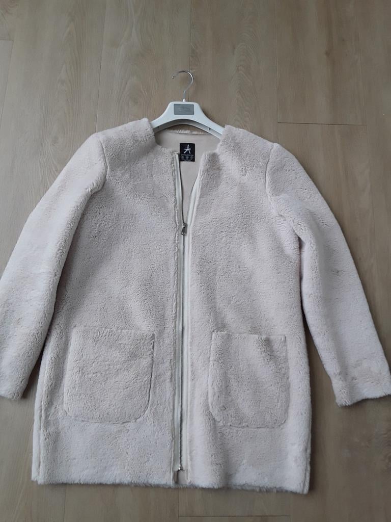 Teddy jasje Atmosphere maat 40, Maat 38/40 (M), Atmosphere, Beige, Ophalen of Verzenden