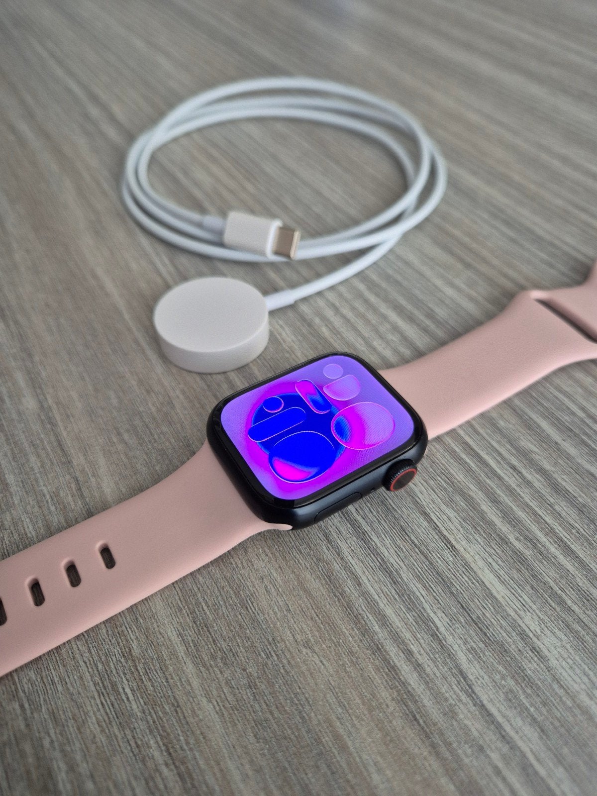 Apple Watch Series 7 Cellular 41mm 🔋91% Batterij Capaciteit, Sieraden, Tassen en Uiterlijk, Smartwatches, Apple Watch ⌚️, Zwart