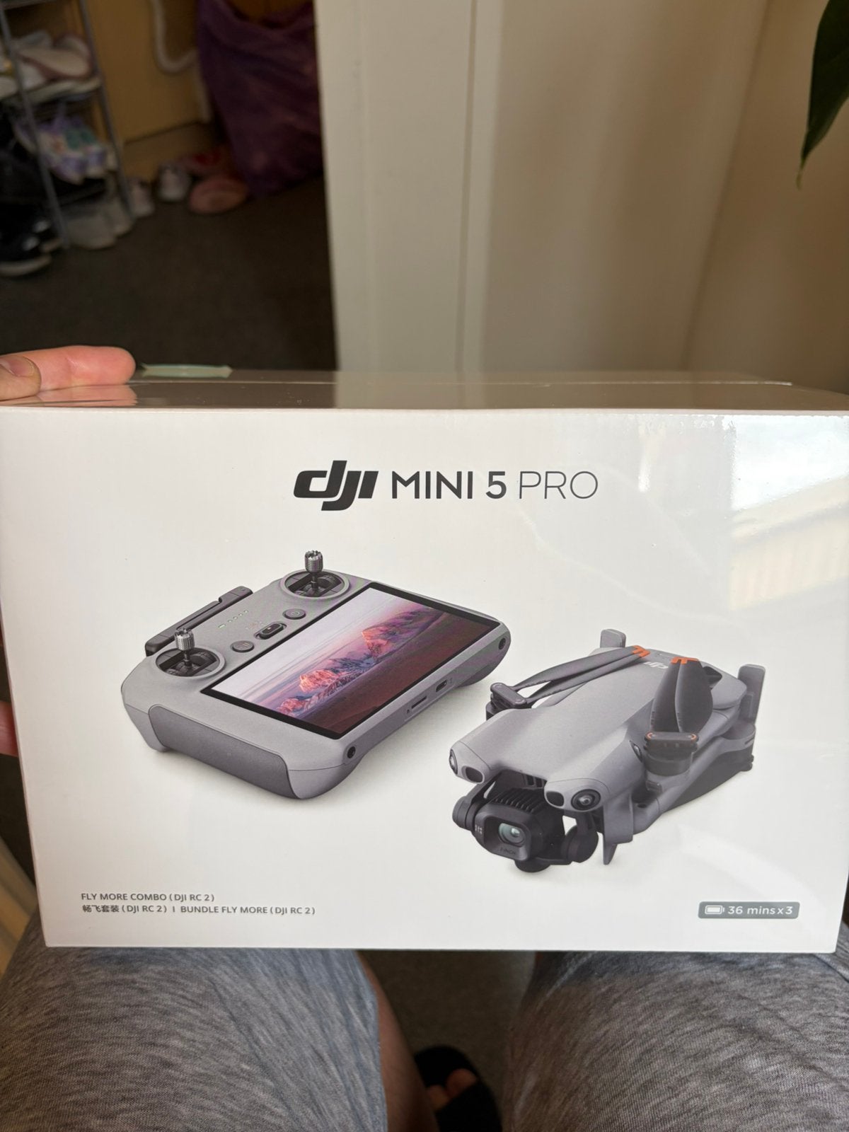 DJI Mini 5 Pro Fly More Combo met RC2 Nieuw & Verzegeld+ bon, Ophalen, Auto Follow, 30 tot 45 minuten, Cameradrone