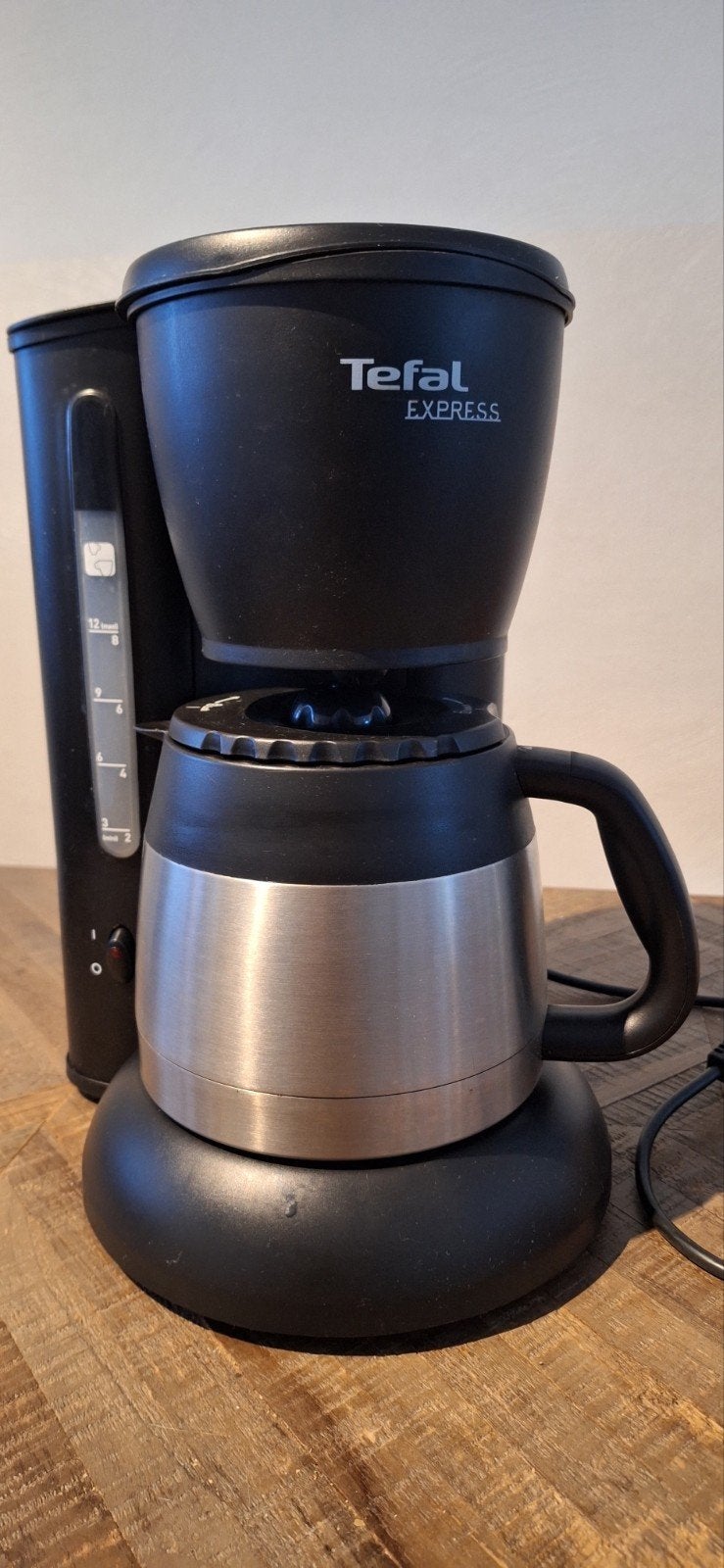 Tefal Express Koffiezetapparaat met Thermoskan, Ophalen, 10 kopjes of meer, Koffiemachine, Gemalen koffie