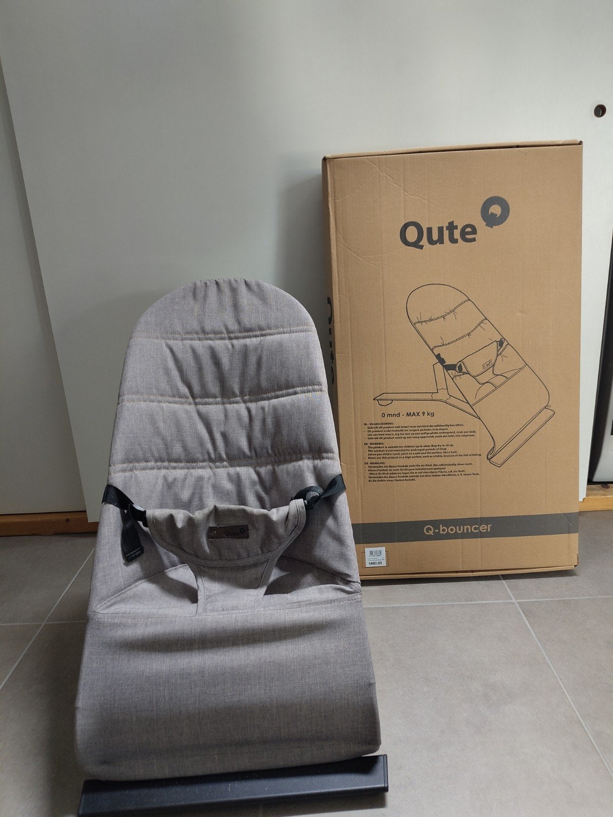Wipstoeltje Qute, Kinderen en Baby's, Wipstoeltjes, Ophalen, Zo goed als nieuw, Wipstoel, Verstelbaar