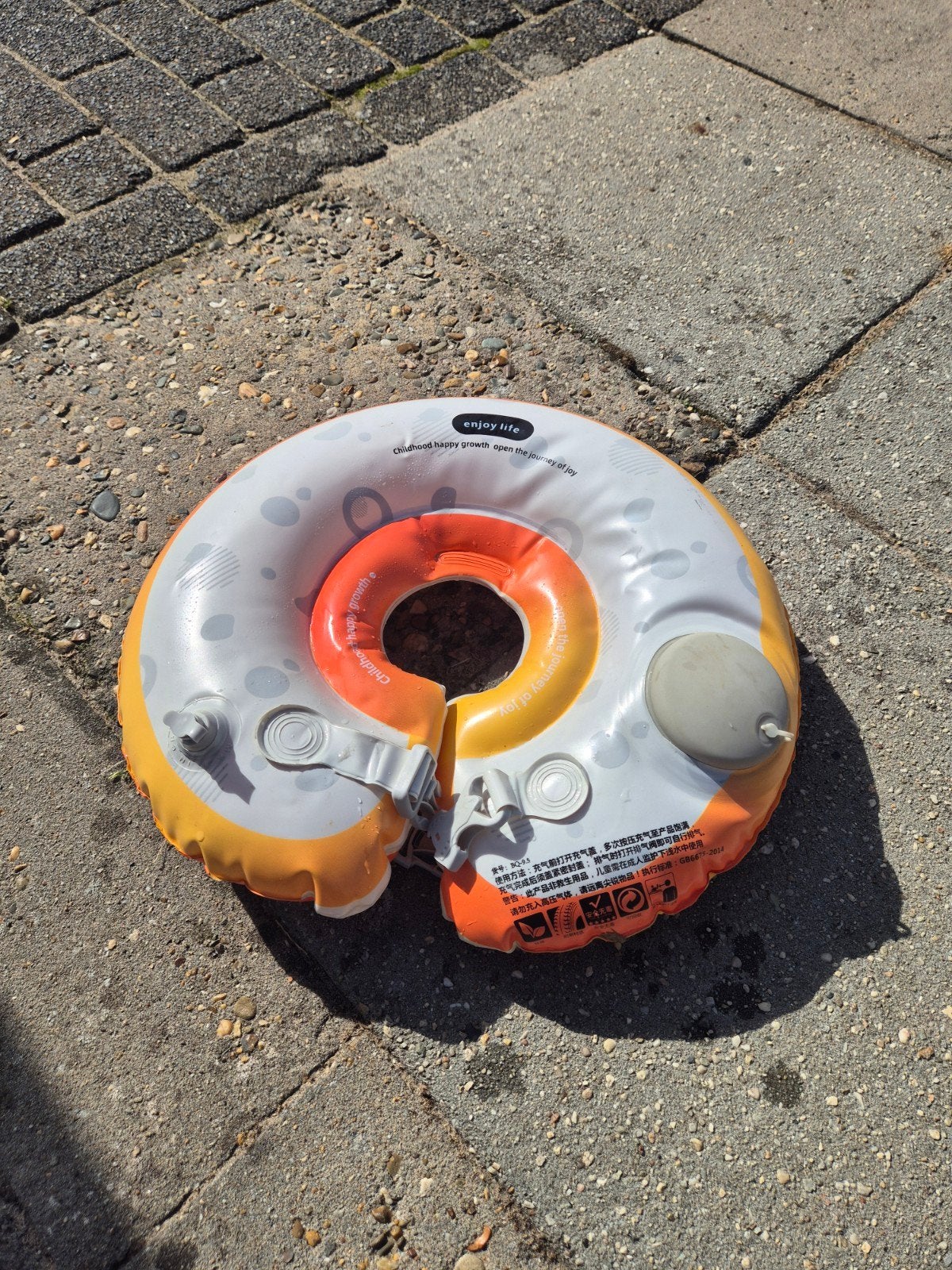 Zwemring voor baby's - Nek float voor bad of zwembad, Ophalen of Verzenden, Zo goed als nieuw, Overige typen