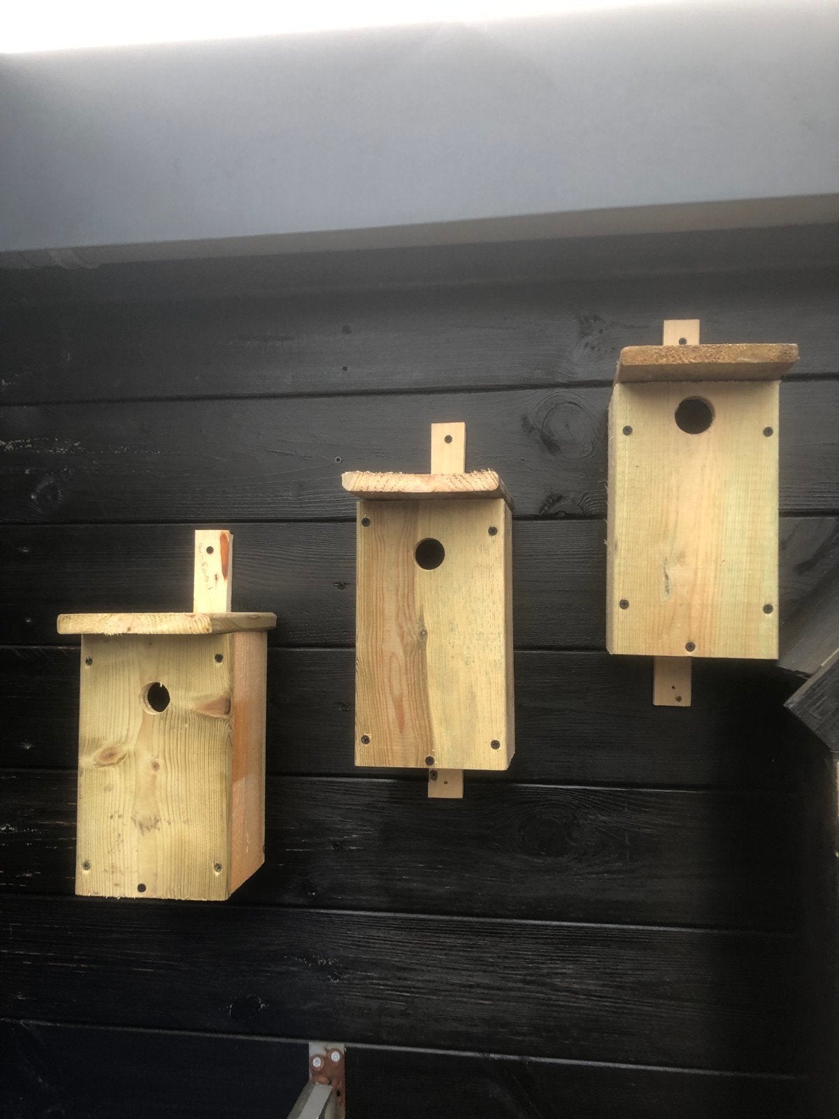 Handgemaakte Vogelhuisjes - Diverse Soorten, Ophalen of Verzenden, Gebruikt