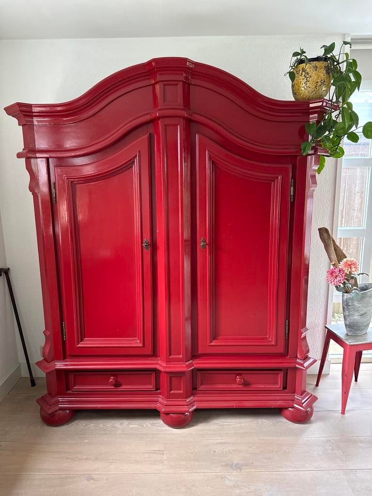 Prachtige robuuste kast met 2 deuren, Gebruikt, Met deur(en), 200 cm of meer, 150 tot 200 cm