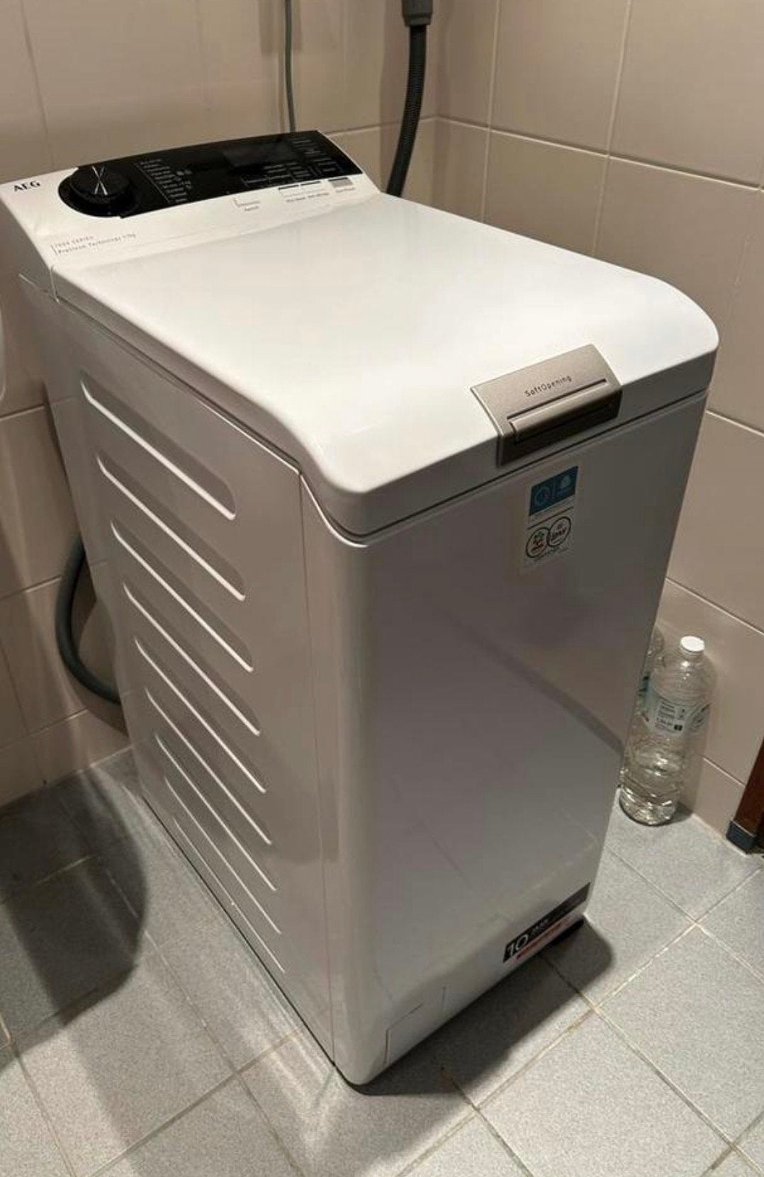 AEG WASMACHINE BOVENLADER 7000 serie nieuwste model, Witgoed en Apparatuur, Wasmachines, Ophalen of Verzenden, Zo goed als nieuw