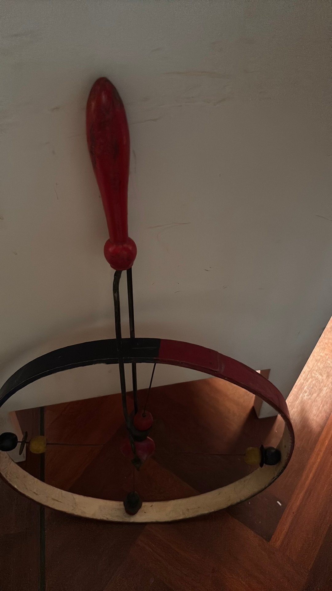 Houten speelwiel, Ophalen, Gebruikt