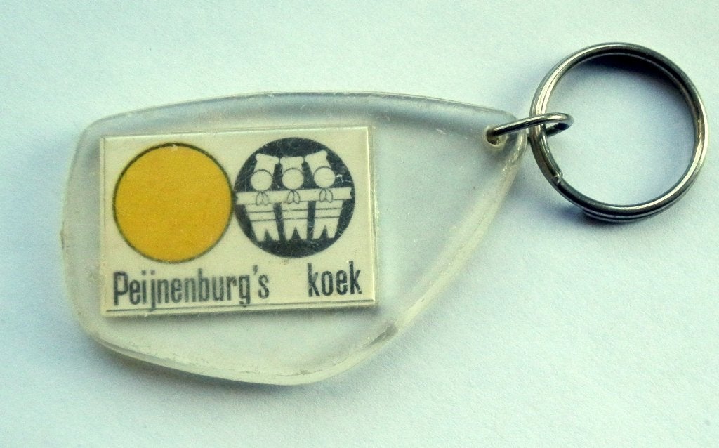X271 sleutelhanger peijnenburgs koek, Ophalen of Verzenden, Gebruikt