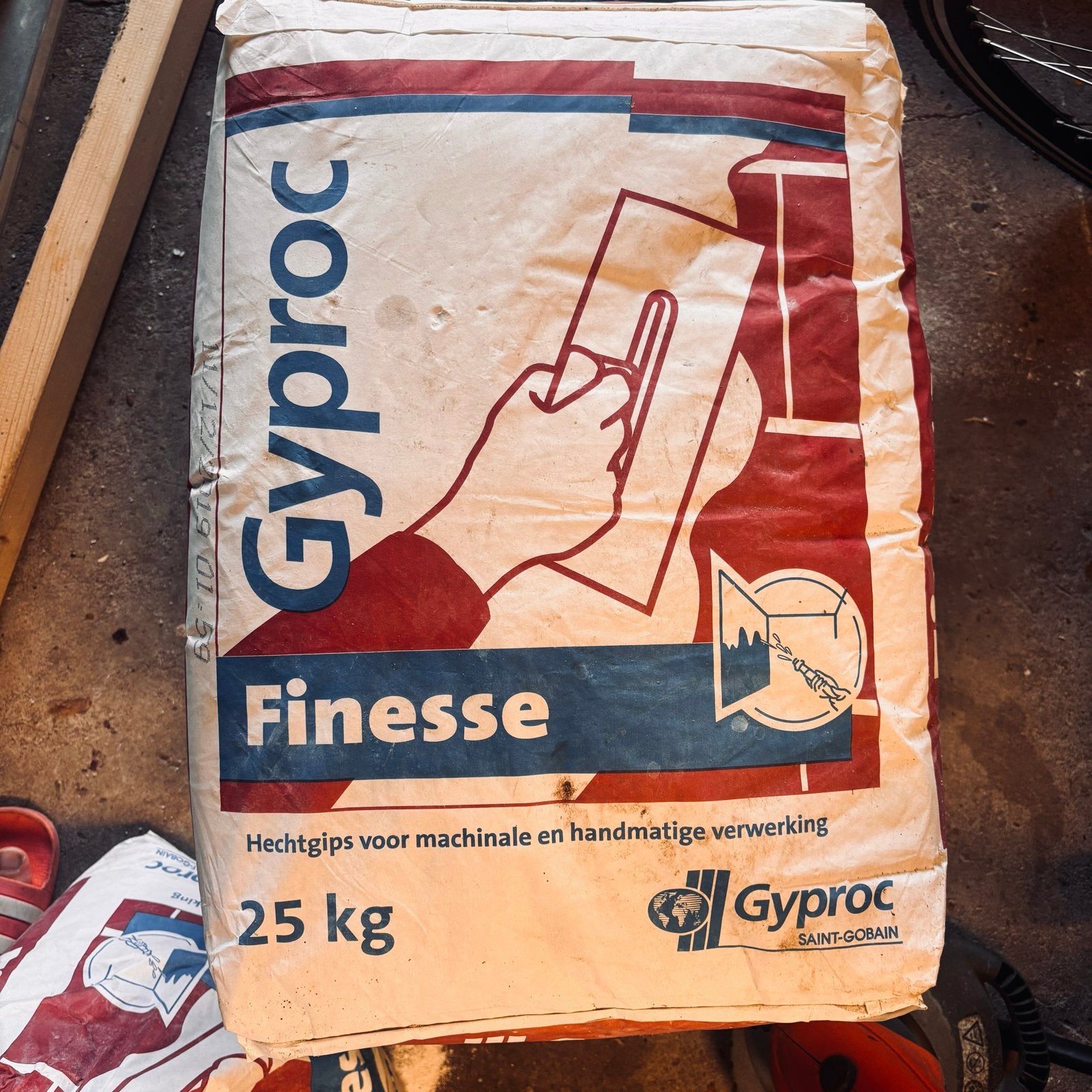 Gyproc Finesse Hechtgips 25 KG, Ophalen, Gebruikt, Overige typen
